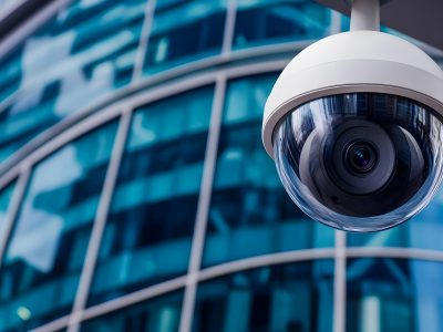 Segurança física de última geração com CCTV inteligente, laser e drones